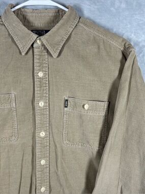 Vintage Polo Ralph Lauren Farrell Corduroy Long Sleeve Button Shirt Men XXL